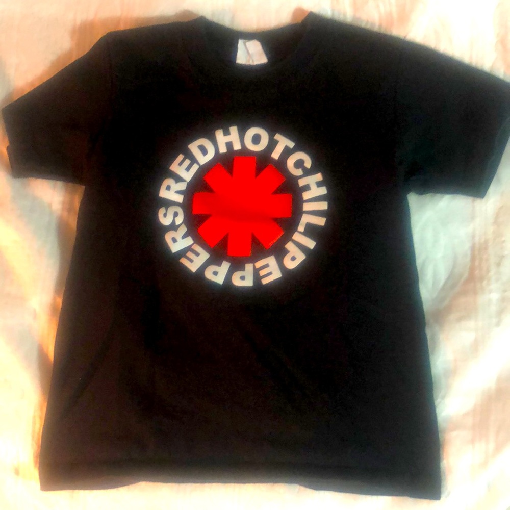 RED HOT CHILLI PEPPERS - black short sleeve -Sz 3T